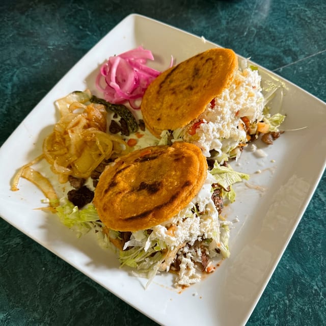 Carne Asada Gorditas (Stuffed Corn Pockets).