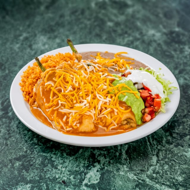 Chile Relleno Plate (Stuffed Pepper).