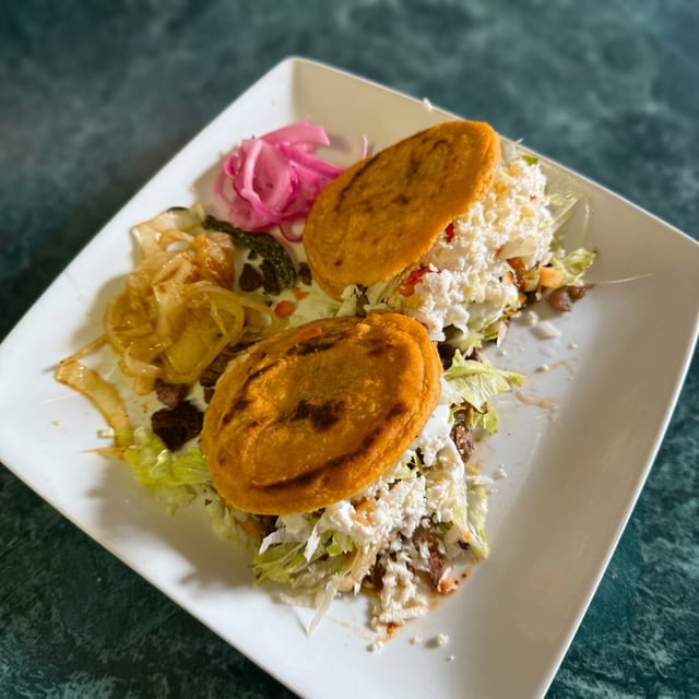 Carnitas Gorditas (Stuffed Corn Pockets).