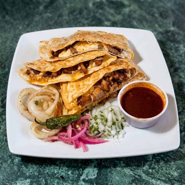 Carnitas Quesadilla (Braised Pork).